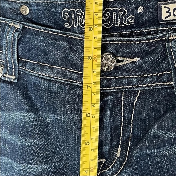 Miss Me Jeans Sz 30x32 Bootcut Sequined Dark Wash Y2K Bling Western JP5124B6 EUC - Picture 12 of 15